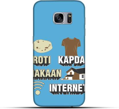Saavre Back Cover for Roti Kapda Makan Internet for SAMSUNG S7 EDGE