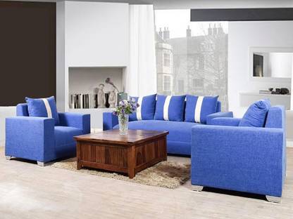 Lillyput Mika Fabric 3 1 1 Ink Blue Sofa Set Price In India Buy Lillyput Mika Fabric 3 1 1 Ink Blue Sofa Set Online At Flipkart Com