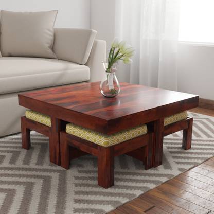 Induscraft Sheesham Wood Solid Wood Coffee Table Price In India Buy Induscraft Sheesham Wood Solid Wood Coffee Table Online At Flipkart Com