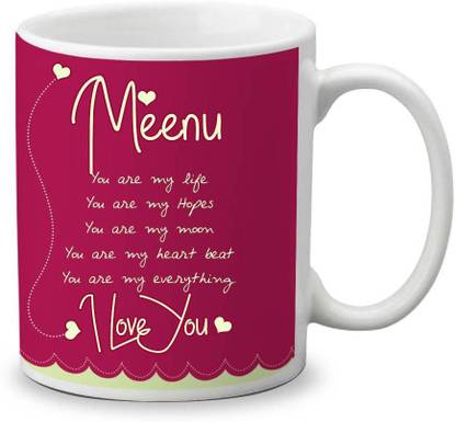 My Gifts Zone Meenu Name Beautiful Ceramic Coffee Gifts For Anniversary Valentine S Day Gifts For Your Loved Ones Ceramic Coffee Mug Price In India Buy My Gifts Zone Meenu Name Find & download free graphic resources for menu design. inr