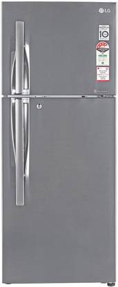 LG 260 L Frost Free Double Door 4 Star Convertible Refrigerator Shiny Steel, GL T292RPZN LG Refrigerators