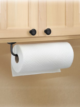 Wall Mounted Self-Adhesive Stainless-Steel Tissue Hanger Towel Rack for Bathroom Sink& Hotel Paper Towel Dispenser Under Cabinet Toilet BangShou Kitchen Roll Holder 