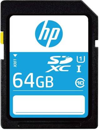 HP SX310 64 GB SDHC UHS Class 1 80 MB/s  Memory Card