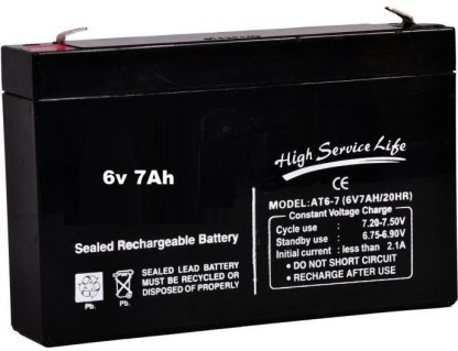 Long Way LW-3FM10 6V 12Ah Sealed Lead Acid Battery This is an AJC Brand Replacement 