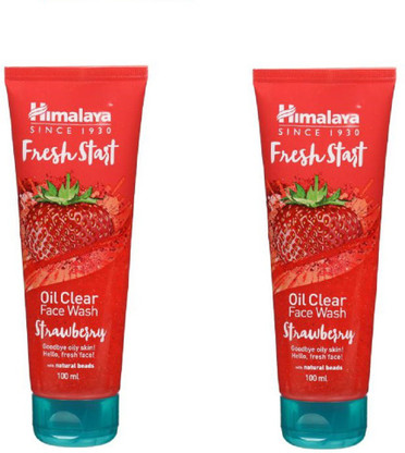 himalaya oil clear strawberry face wash