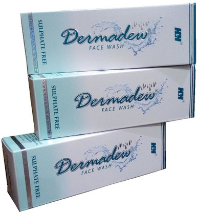 dermadew lite face wash