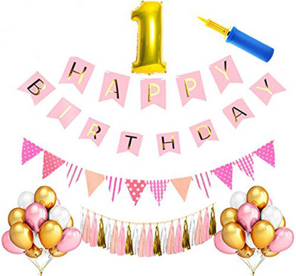 1st birthday decor for baby girl