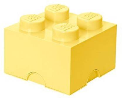 Genrc Lego Storage Brick 4 Cool Yellow, Lego Storage Brick 4
