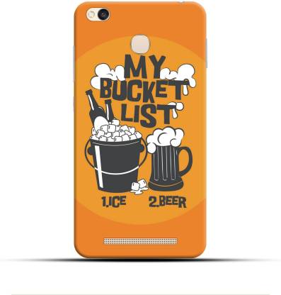Saavre Back Cover for Beer Bucket for REDMI 3S PRIME