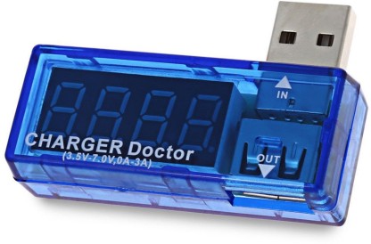 und Spannungsmesser 0A-3A Tester 3.5V-7V USB Charger Doctor Strom Multimeter Ladegerät Detektor 