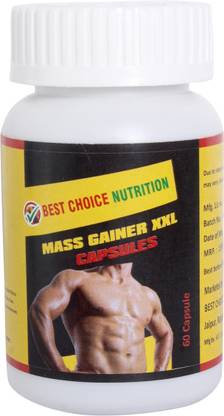 mass gainer nutrition xxl choice gainers capsule weight