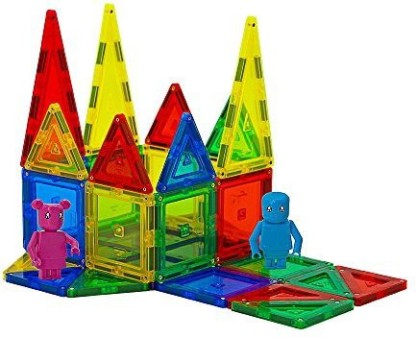 HOMOFY Magnetic Tiles Building Set for Kids New Upgrade 3D Magnetic Blocks Imagination Inspirational Educational Magnetic Toys for 3 4 5 6 7 Year Old Boys Girls Gifts 