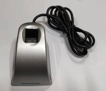 Mantra MFS100 Biometric Fingerprint USB Device With RD Services Corded Portable Scanner