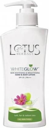 LOTUS Herbals Whiteglow Hand and Body Lotion - Price in India, Buy LOTUS Whiteglow Hand and Body Lotion Online In Ratings & Features | Flipkart.com