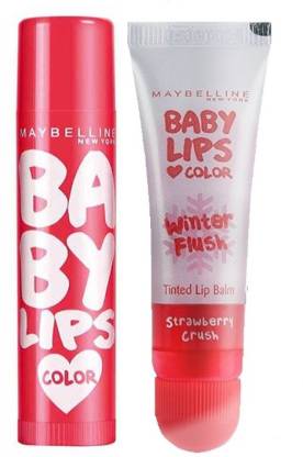 Maybelline New York Baby Lips Color Cherry Kiss Strawberry Crush Lip Balm Price In India Buy Maybelline New York Baby Lips Color Cherry Kiss Strawberry Crush Lip Balm Online