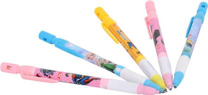 | SN toy zone Cartoon Pen pencil with Sharpner(Pack of 5) Pencil - | SN toy zone Cartoon Pen pencil with Sharpner(Pack of 5) Pencil -