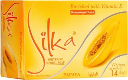 silka papaya skin fairness soap