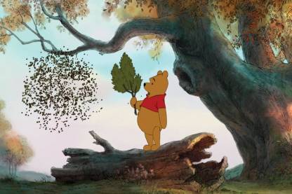 WINNIE THE POOH BEAR Paper Print - Animation & Cartoons posters in India -  Buy art, film, design, movie, music, nature and educational  paintings/wallpapers at 