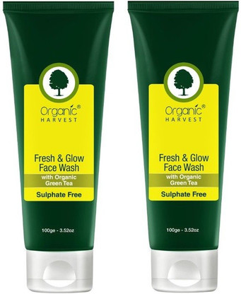 organic harvest fresh and glow face wash