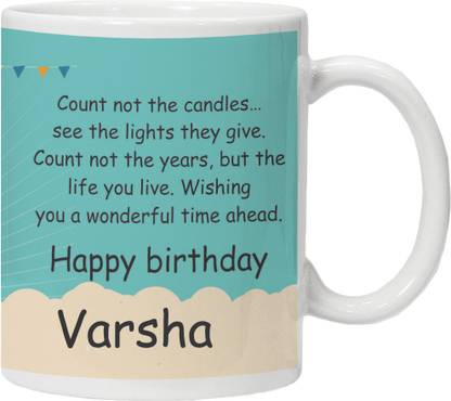 Krstrends Happy Birthday Varsha Ceramic Coffee Mug Price In India Buy Krstrends Happy Birthday Varsha Ceramic Coffee Mug Online At Flipkart Com