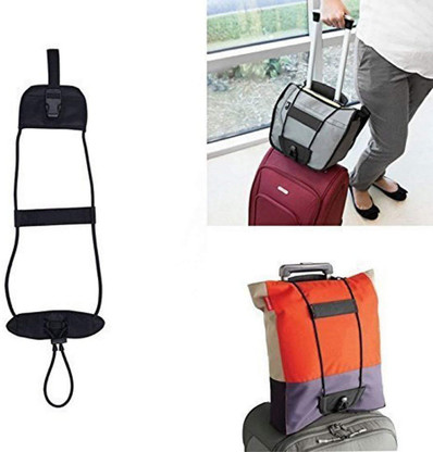 Bag with luggage strap clearance