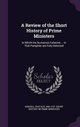 A Review of the Short History of Prime Ministers