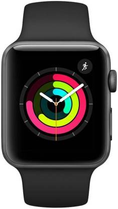 APPLE Watch Series 3 GPS - MTF02HN/A 38 mm Space Grey Aluminium Case with Black Sport Band