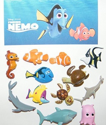 Bullyland Finding Nemo Figurines-Set de 4 figurines nemo Bruce Squirt et Dory 