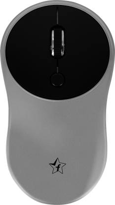 Flipkart SmartBuy Turbo Wireless Mouse  (2.4GHz Wireless, Silver, Black)