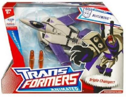 Hasbro Transformers Animated Series Voyager Class 7 inch Tall Robot Action  Figure - Decepticon BLITZWING - Transformers Animated Series Voyager Class  7 inch Tall Robot Action Figure - Decepticon BLITZWING . Buy