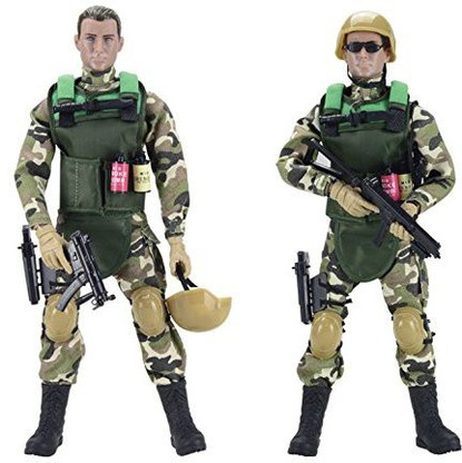 realistic military action figures