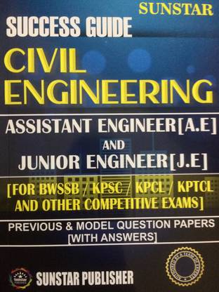 Civil Engineering Asst Engineer A E And Junior Engineer J E For Bwssb Kpsc Kpcl Kptcl Other Competitive Exams Buy Civil Engineering Asst Engineer A E And Junior Engineer J