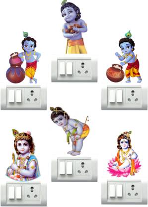 Happy walls Small PVC Sticker