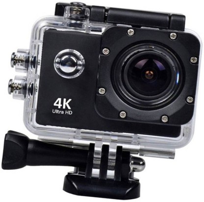 Victure Action Camera 4K WiFi 16MP 98Feet Waterproof Underwater Camera 170° Wide-Angle 2 Inch Screen Sports Cam with 2 Rechargeable 1050mAh Batteries and Mounting Accessories 