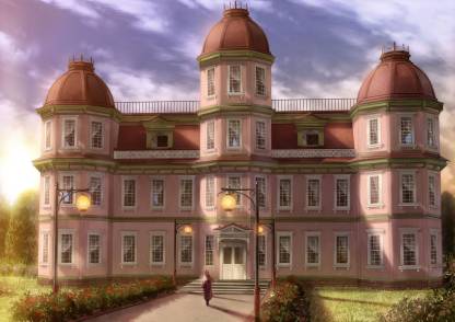 Athah Anime Original Mansion House Building 13*19 inches Wall Poster Matte  Finish Paper Print - Animation & Cartoons posters in India - Buy art, film,  design, movie, music, nature and educational paintings/wallpapers