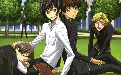 Athah Anime Code Geass Lelouch Lamperouge Suzaku Kururugi Rolo Lamperouge Gino Weinberg 13 19 Inches Wall Poster Matte Finish Paper Print Animation Cartoons Posters In India Buy Art Film Design