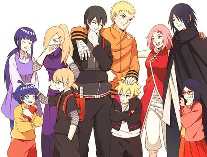 Athah Anime Boruto Naruto The Movie Inojin Yamanaka Sai Ino Yamanaka Sarada Uchiha Sakura Haruno Sasuke