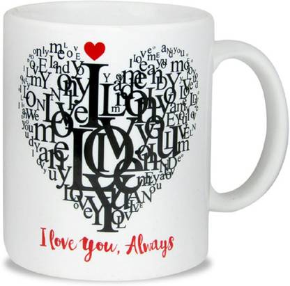 Oddclick I Love You Always Forever Gifts For Girlfriend Boyfriend Husband Wife On Birthday Valentineday Special Ocation Ceramic Coffee Mug Price In India Buy Oddclick I Love You Always