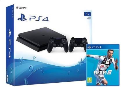 SONY Ps4 Slim Console With Extra Dual shock Controller 1TB with 