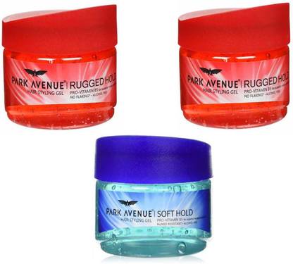 PARK AVENUE Hair Gel, 1 Soft Hold + 2 Rugged Hold 300g x 3 Pack Of 3 Hair Gel - Price in India, Buy PARK AVENUE Hair Gel, 1 Soft Hold + PARK AVENUE Hair Gel, 1 Soft Hold + 2 Rugged Hold 300g x 3 Pack Of 3 Hair Gel - Price in India, Buy PARK AVENUE Hair Gel, 1 Soft Hold +