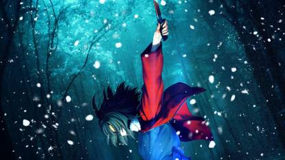 Athah Anime Kara no Kyōkai Weapon Blood Snowfall Green Hair Short Hair Knife Shiki Ryougi 13*19 inches Wall Poster Matte Finish Paper Print - Animation & Cartoons posters in India - Buy Athah Anime Kara no Kyōkai Weapon Blood Snowfall Green Hair Short Hair Knife Shiki Ryougi 13*19 inches Wall Poster Matte Finish Paper Print - Animation & Cartoons posters in India - Buy