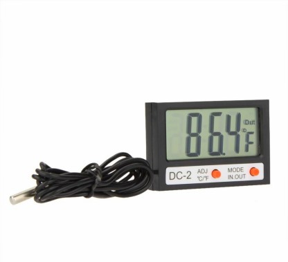 Mini Electronic Thermometer LCD Digital Temperature Meter with Probe Sensor Wired for Refrigerator Air Conditioning Cold Storage