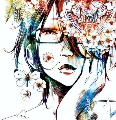 Athah Anime Goodnight Punpun Sachi Nanjou 13*19 inches Wall Poster Matte  Finish Paper Print - Animation & Cartoons posters in India - Buy art, film,  design, movie, music, nature and educational paintings/wallpapers