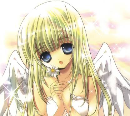 Athah Anime Angel Wings Long Hair Blonde Blue Eyes Smile Daisy 13*19 inches Wall Poster Matte Finish Paper Print - Animation & Cartoons posters in India - Buy art, film, design, movie, Athah Anime Angel Wings Long Hair Blonde Blue Eyes Smile Daisy 13*19 inches Wall Poster Matte Finish Paper Print - Animation & Cartoons posters in India - Buy art, film, design, movie,