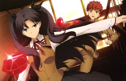 Athah Anime Fate Stay Night Unlimited Blade Works Fate Series Rin Tohsaka Shirou Emiya 13 19 Inches Wall Poster Matte Finish Paper Print Animation Cartoons Posters In India Buy Art Film Mage of tohsaka family master of archer daily rin faces post if you don't like pain, stand still. unlimited blade works fate series rin