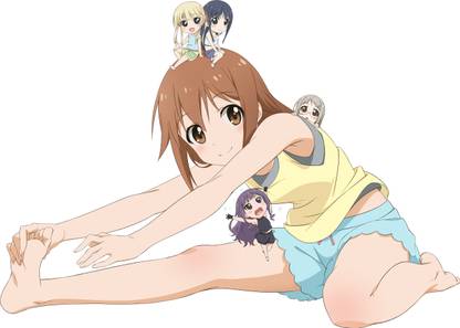 Athah Anime Anitore Ex Eri Higuchi Yuu Hiraoka Asami Hoshi Shizuno Saotome Akiko Tachibana 13 19 Inches Wall Poster Matte Finish Paper Print Animation Cartoons Posters In India Buy Art