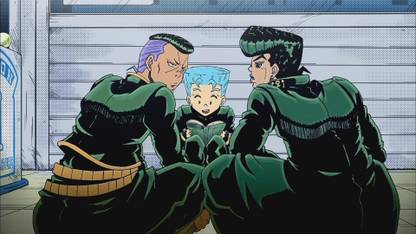 Athah Anime Jojo S Bizarre Adventure Koichi Hirose Okuyasu Nijimura Josuke Higashikata 13 19 Inches Wall Poster Matte Finish Paper Print Animation Cartoons Posters In India Buy Art Film Design Movie