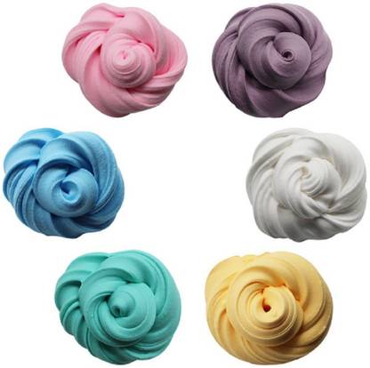 Ancientkart Heavy Quality Fluffy Cotton Slime Putty With Light Weight Set Of 6 Bottles Multicolor Putty Toy Price In India Buy Ancientkart Heavy Quality Fluffy Cotton Slime Putty With Light Weight