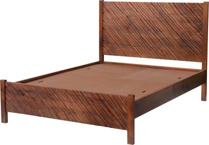 Stylish Design Niagara Sheesham Drawer Solid Wood King Drawer Bed – InLiving