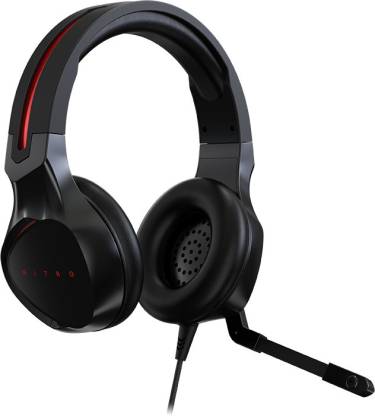 acer Nitro Wired Gaming Headset  (Black, On the Ear)